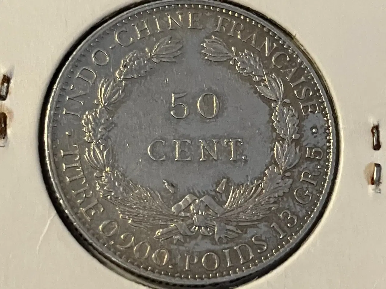 Billede 2 - 50 Centimes French Indochina 1936
