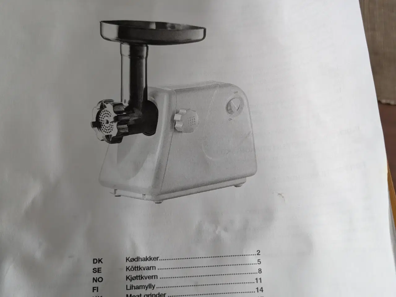 Billede 5 - Kødhakker maskine 