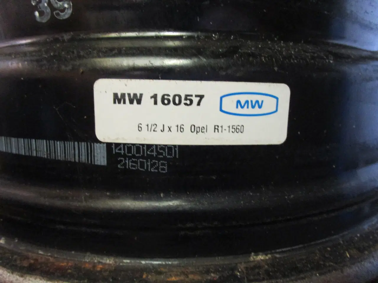 Billede 1 - 4 stk stål fælge .