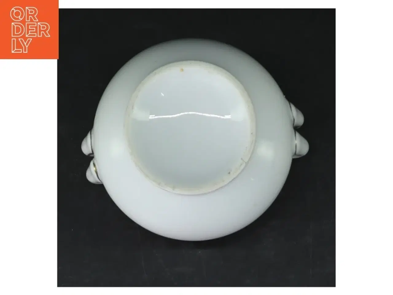 Billede 4 - Retro Porcelænssukkerskål med roser (str. 11,5 cm)