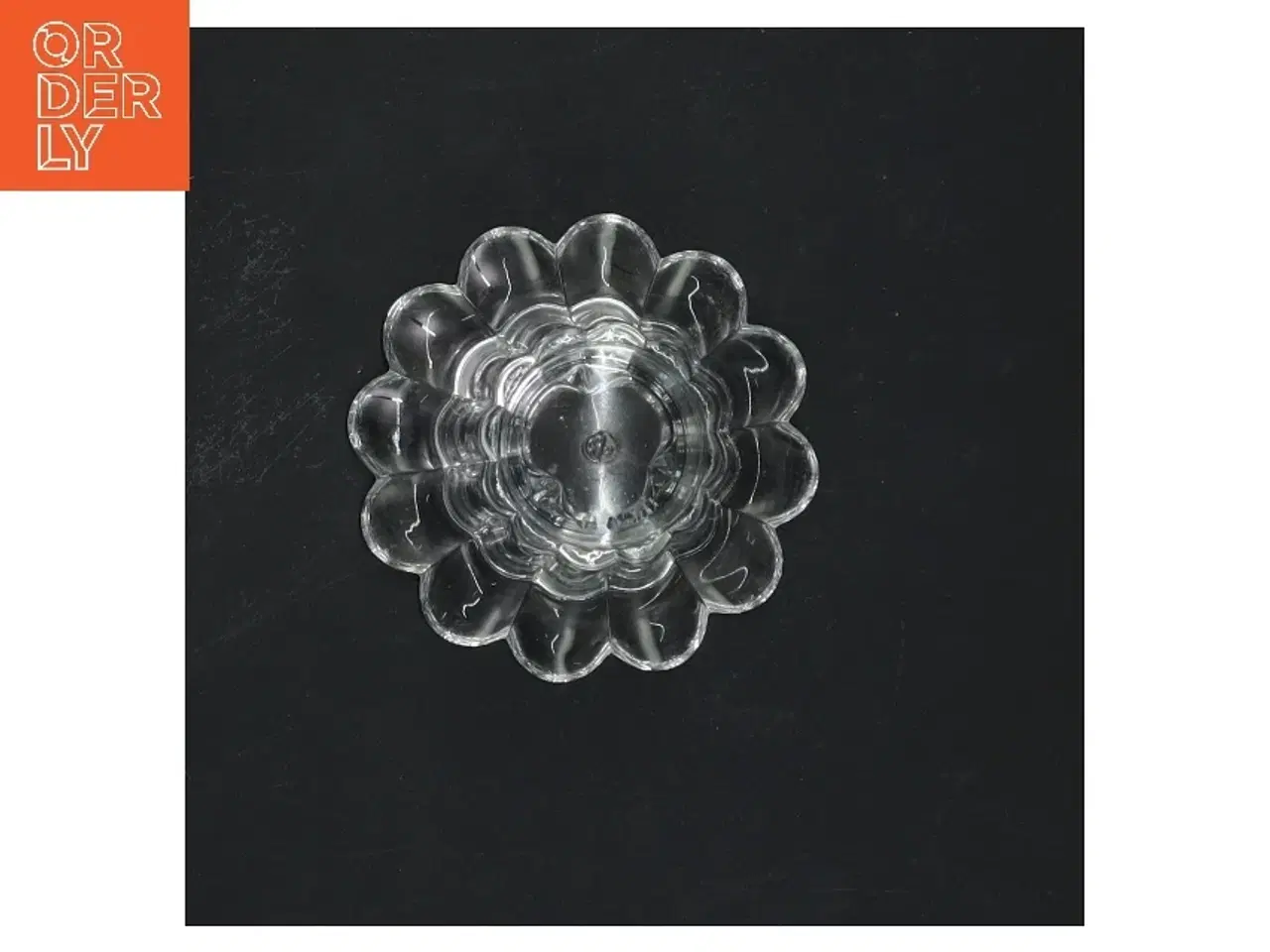 Billede 2 - Glaslysestage (str. Ø 8 cm)