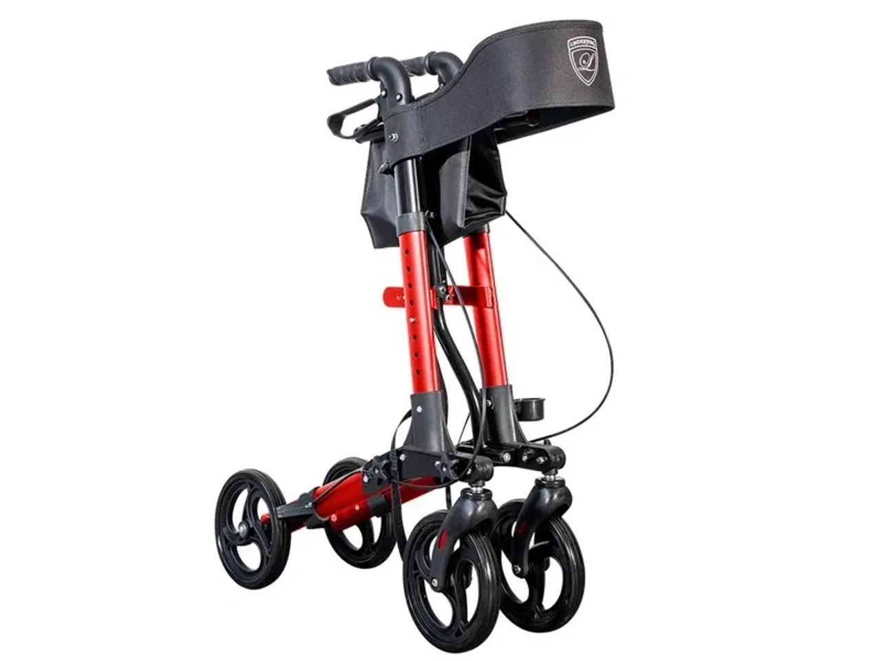 Billede 3 - Lindebjerg Rollator - SPAR 800 - HF-150 - Metal rød