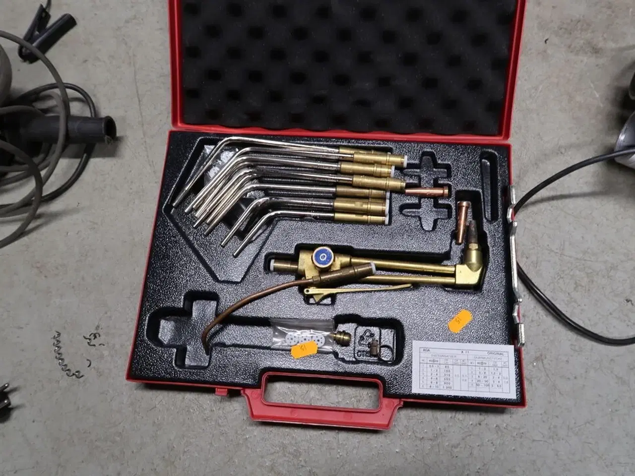 Billede 1 - Skærebrændersæt AGA