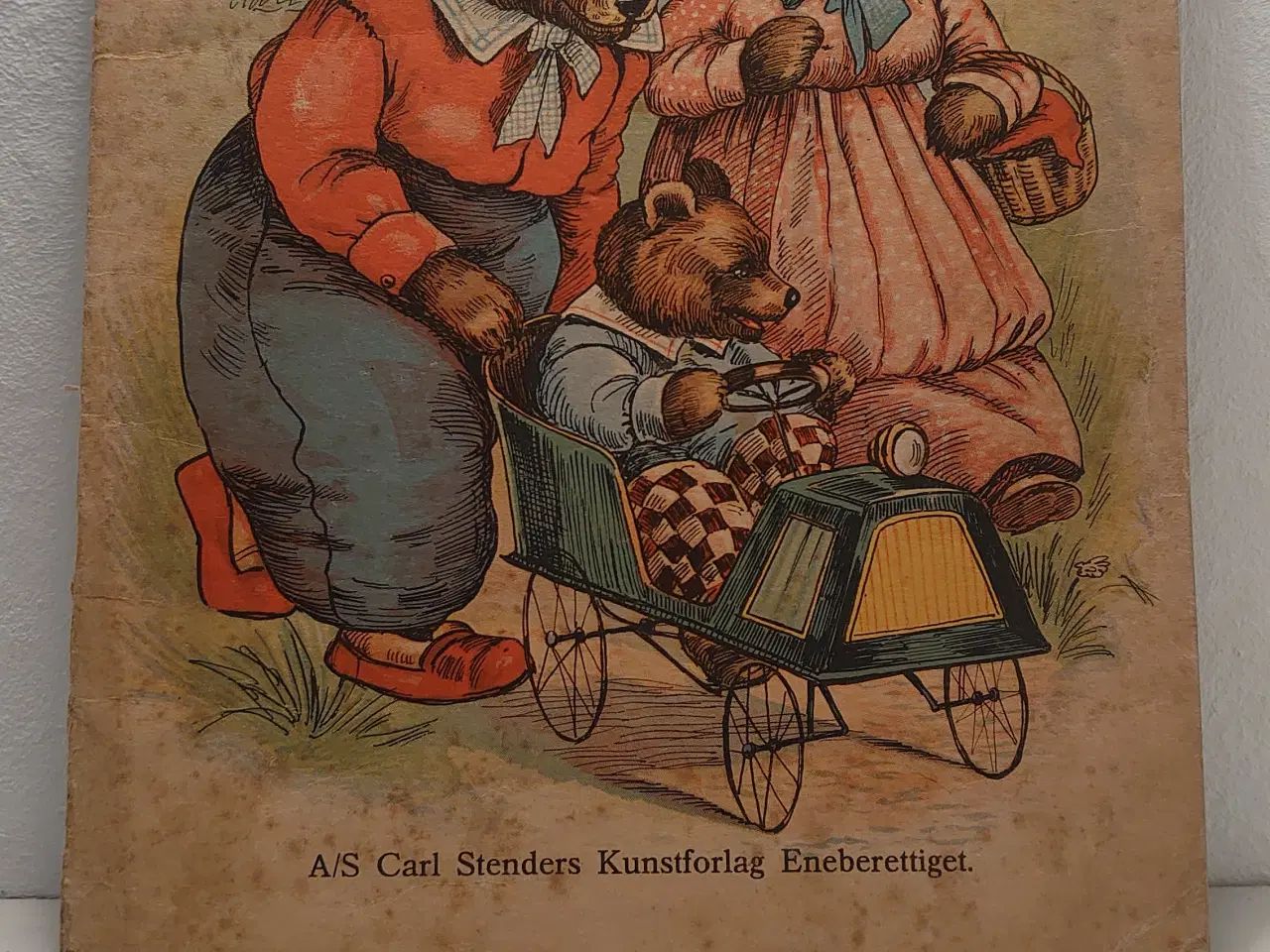 Billede 1 - "De tre Bjørnes ABC. C. Stenders Kunstforlag No 84
