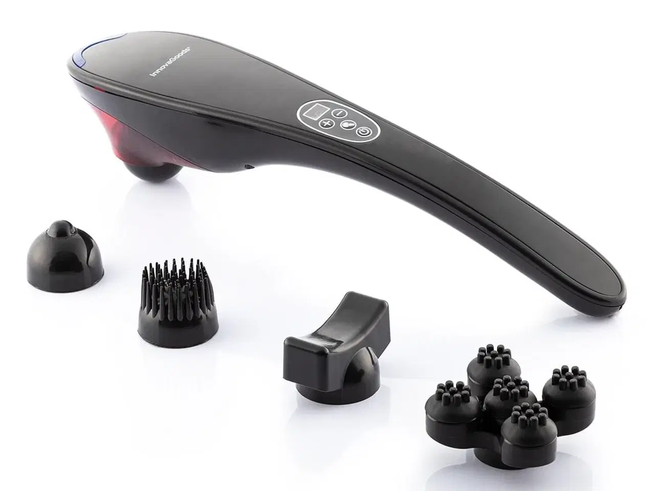 Billede 5 - Masfin - genopladelig håndholdt massageapparat (sort)