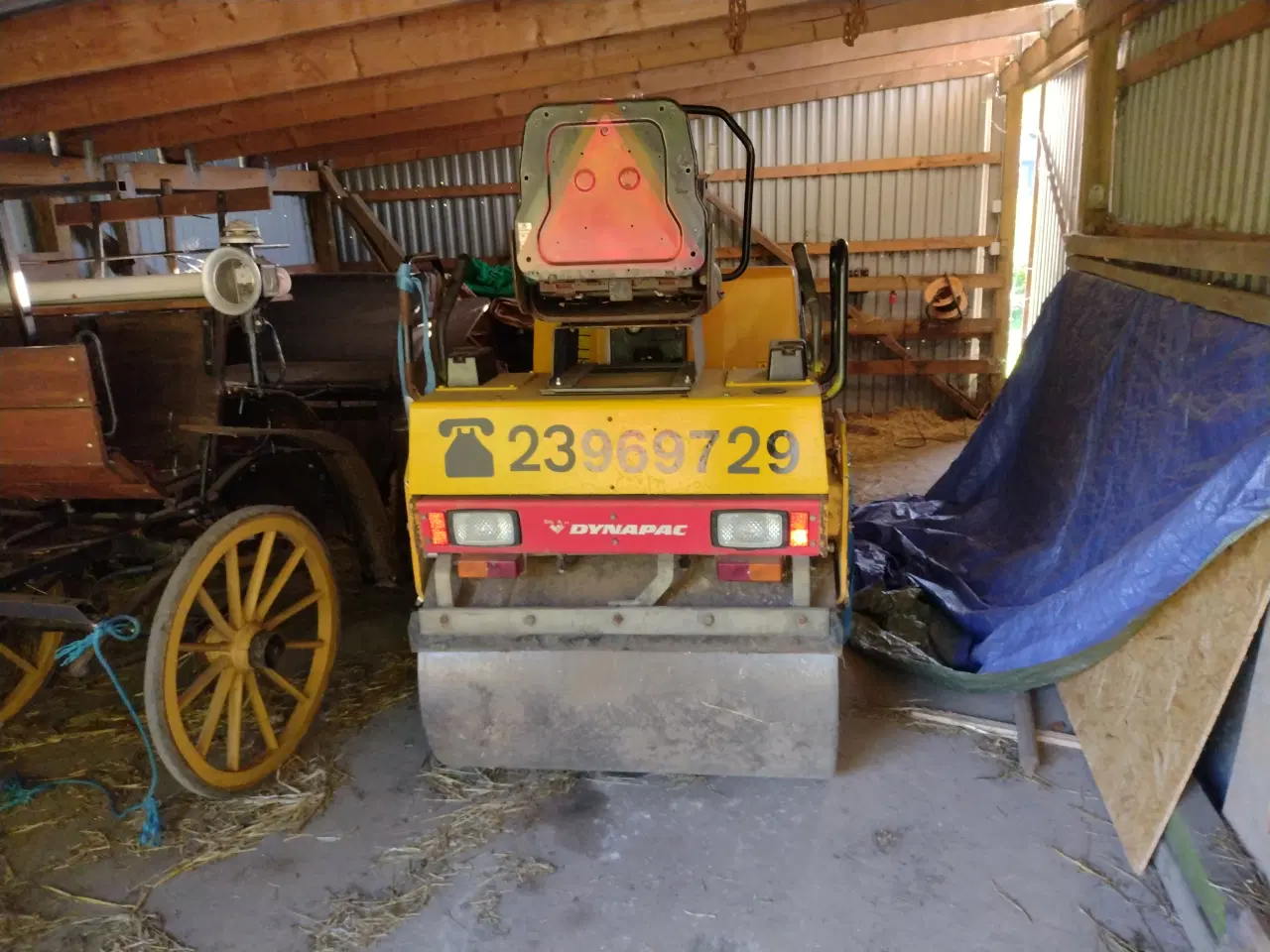 Billede 3 - Vejtromle 1600 kg 110 bred. Med vibration. Alt vir
