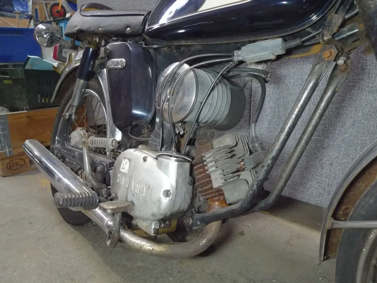 Billede 2 - Knallert, Yamaha YB1 8731 4-gear drejeventilmotor