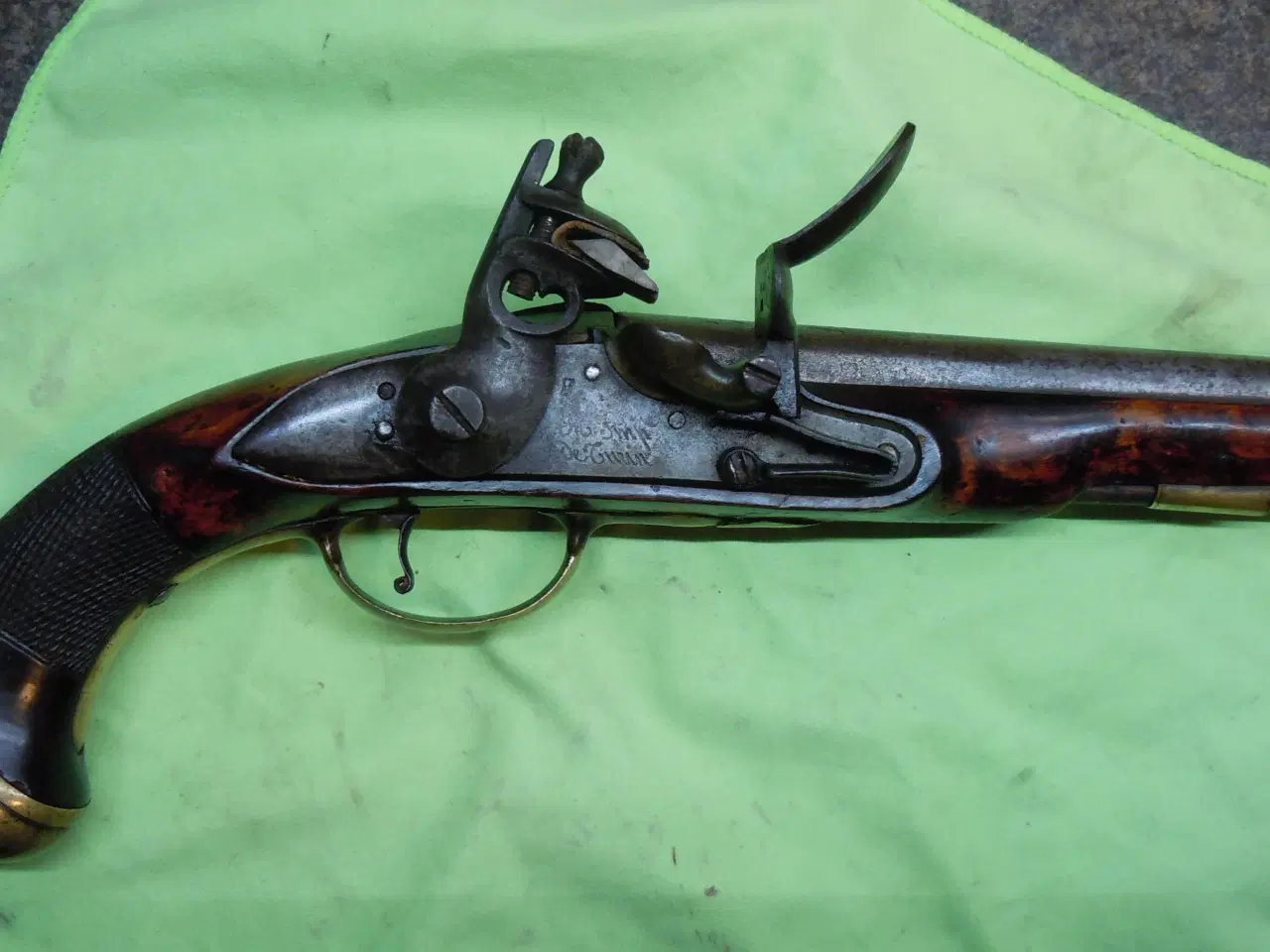 Billede 10 - Flintelåspistol, org. ca. 1800, velfungerende.