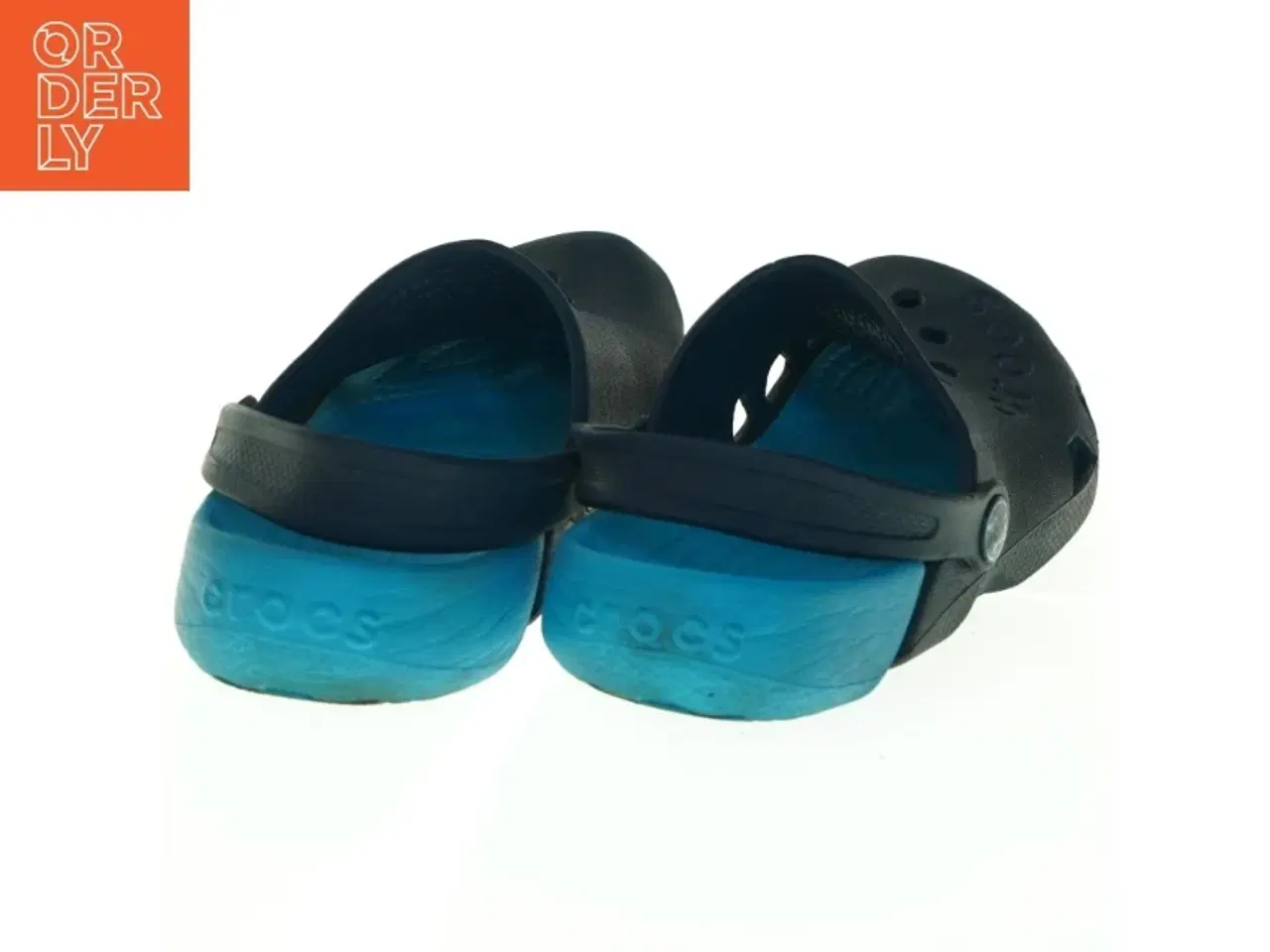 Billede 2 - Sorte og blå sko fra Crocs (str. Ukendt. 24,5 cm lang)
