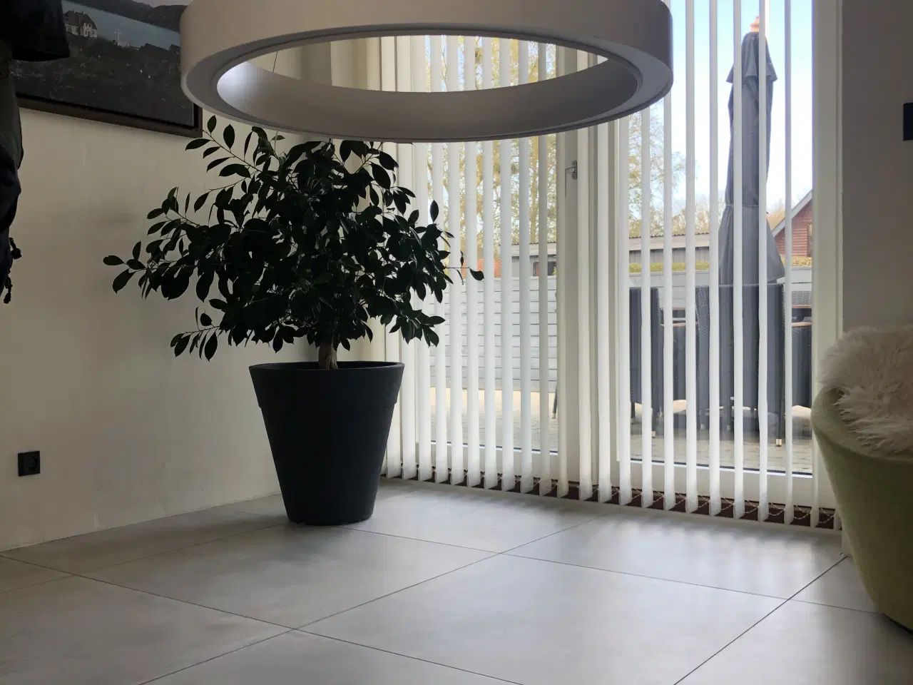 Billede 1 - Flot hvid loftslampe