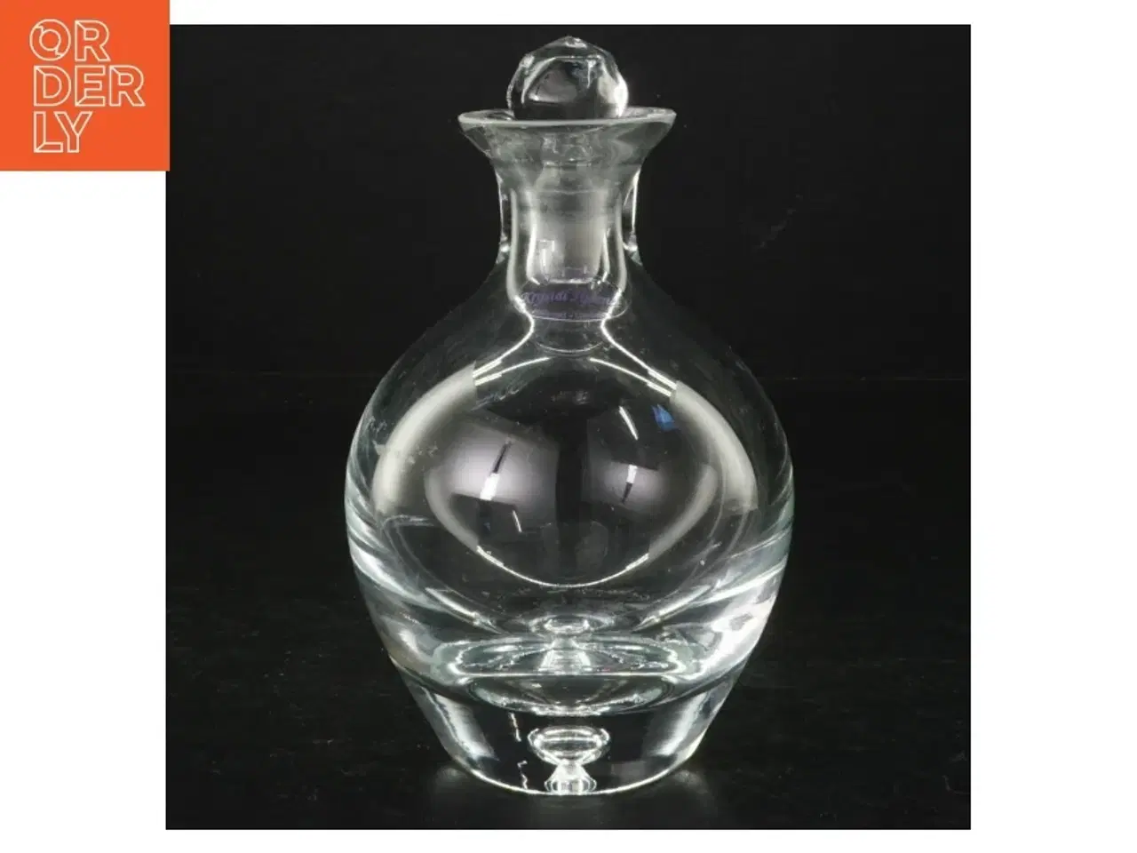 Billede 1 - Glas karaffel  (str. H. 17 cm. ø. 11 cm)