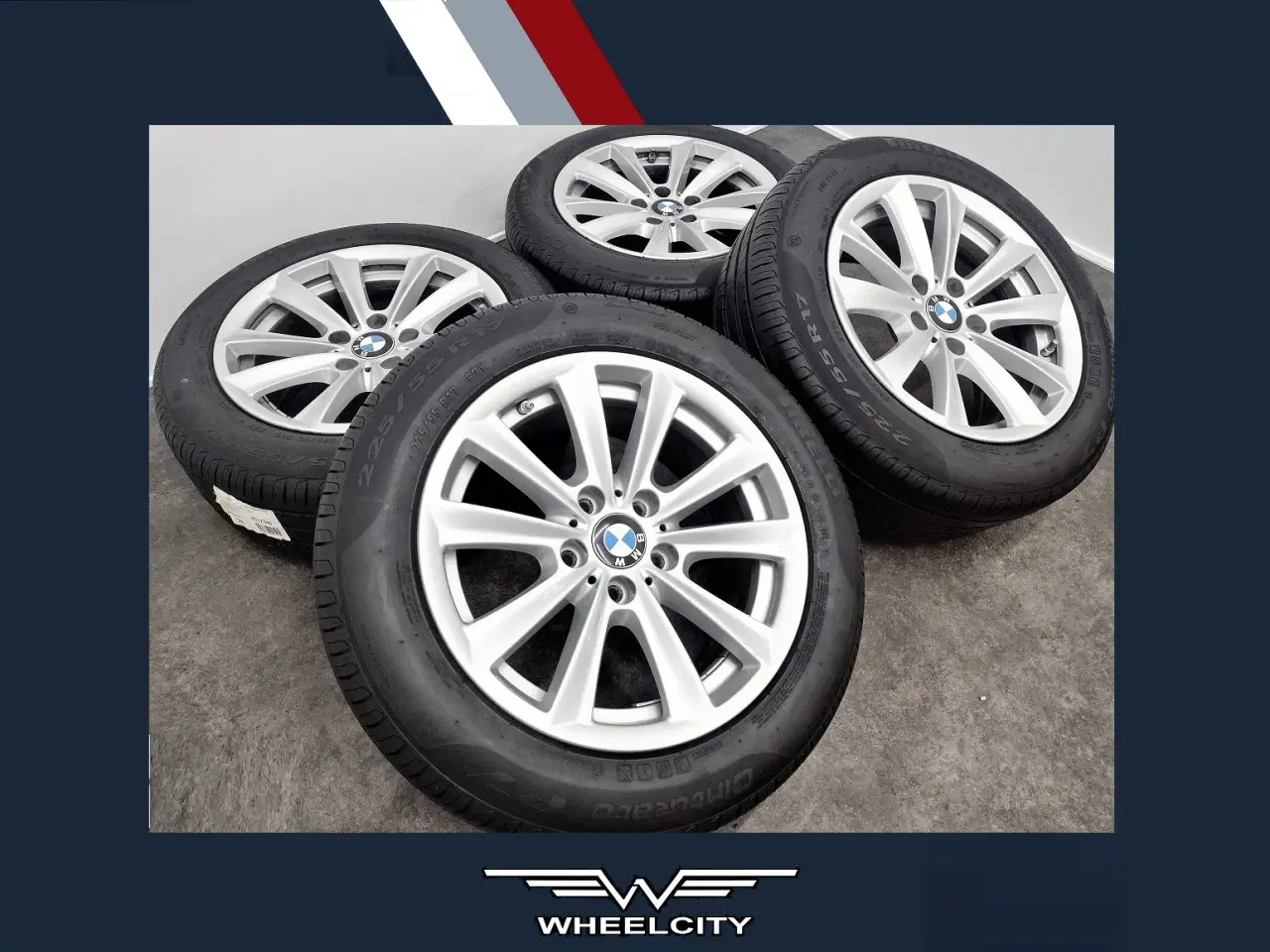 Billede 1 - 5x120 17" ET30 BMW style-236 sommersæt inkl. TPMS