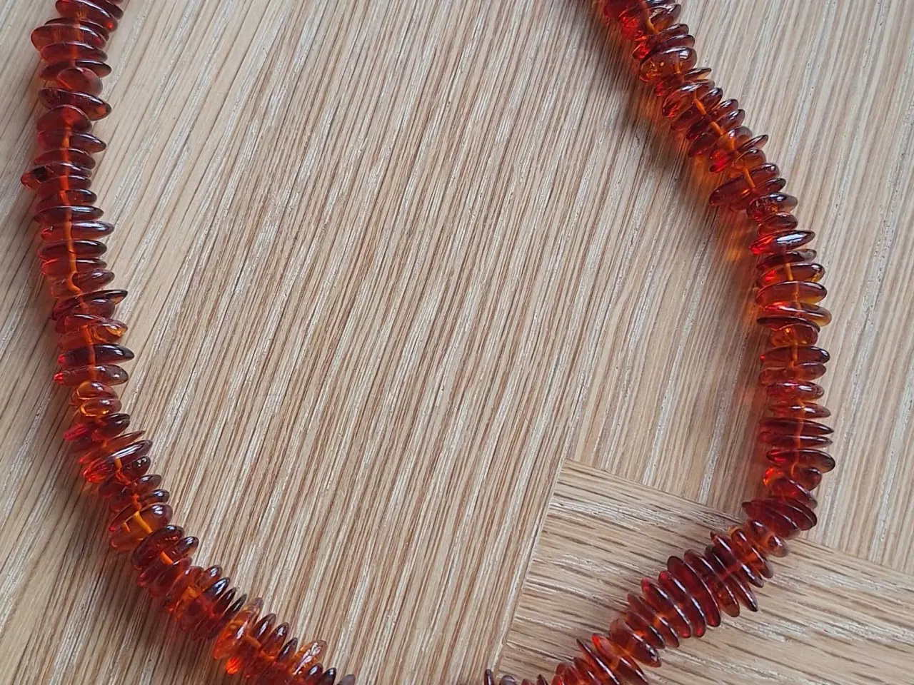 Billede 6 - Poleret ravhalskæde