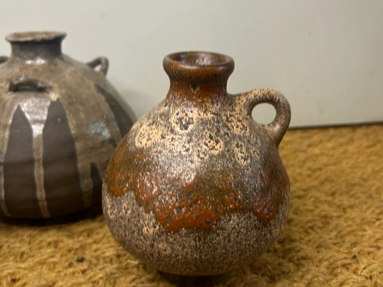 Billede 2 - 3 Keramik vaser brunlige nuancer 