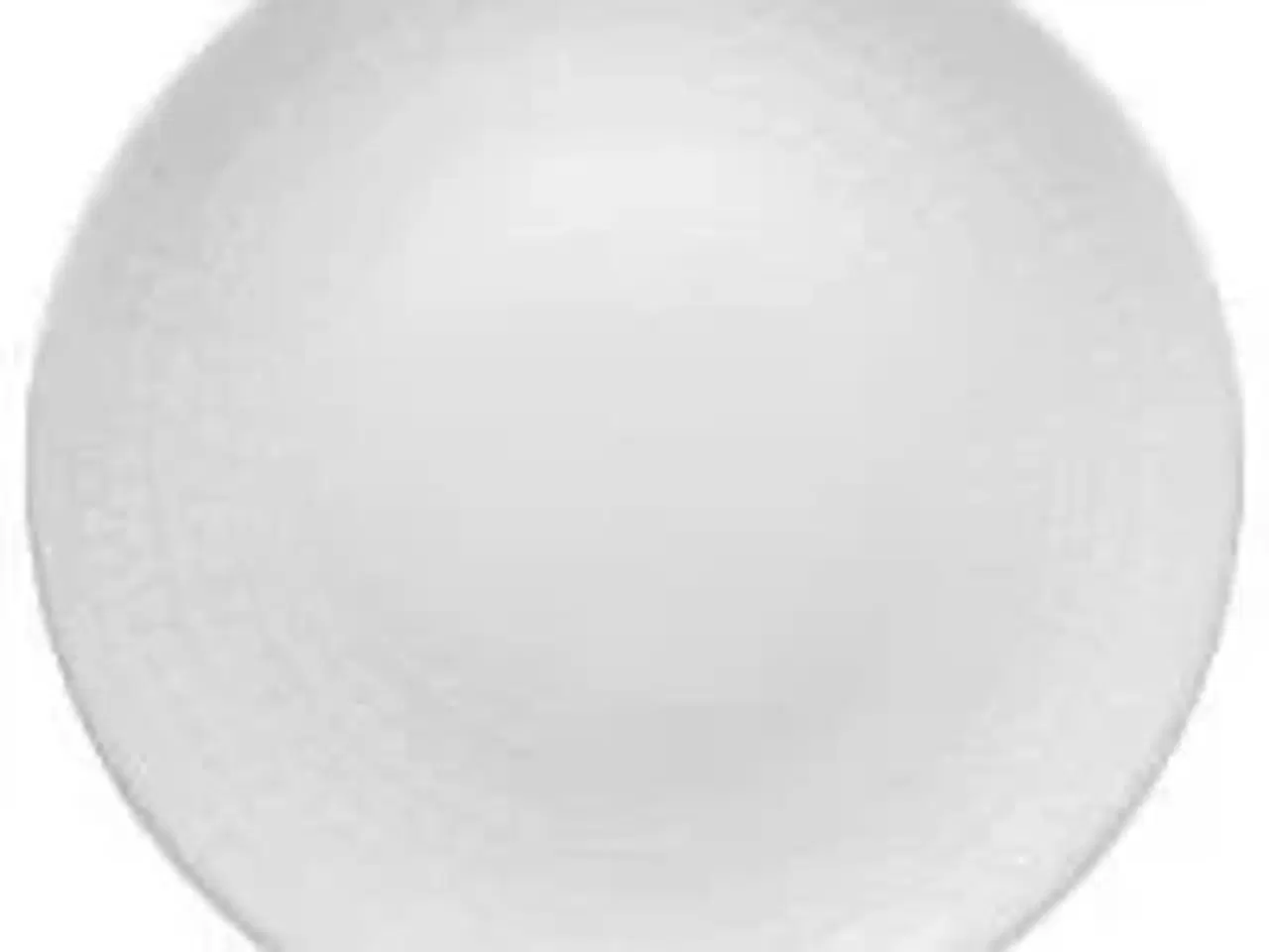 Billede 1 - 12 stk. Tallerken coupe flad hvid 210 mm Points