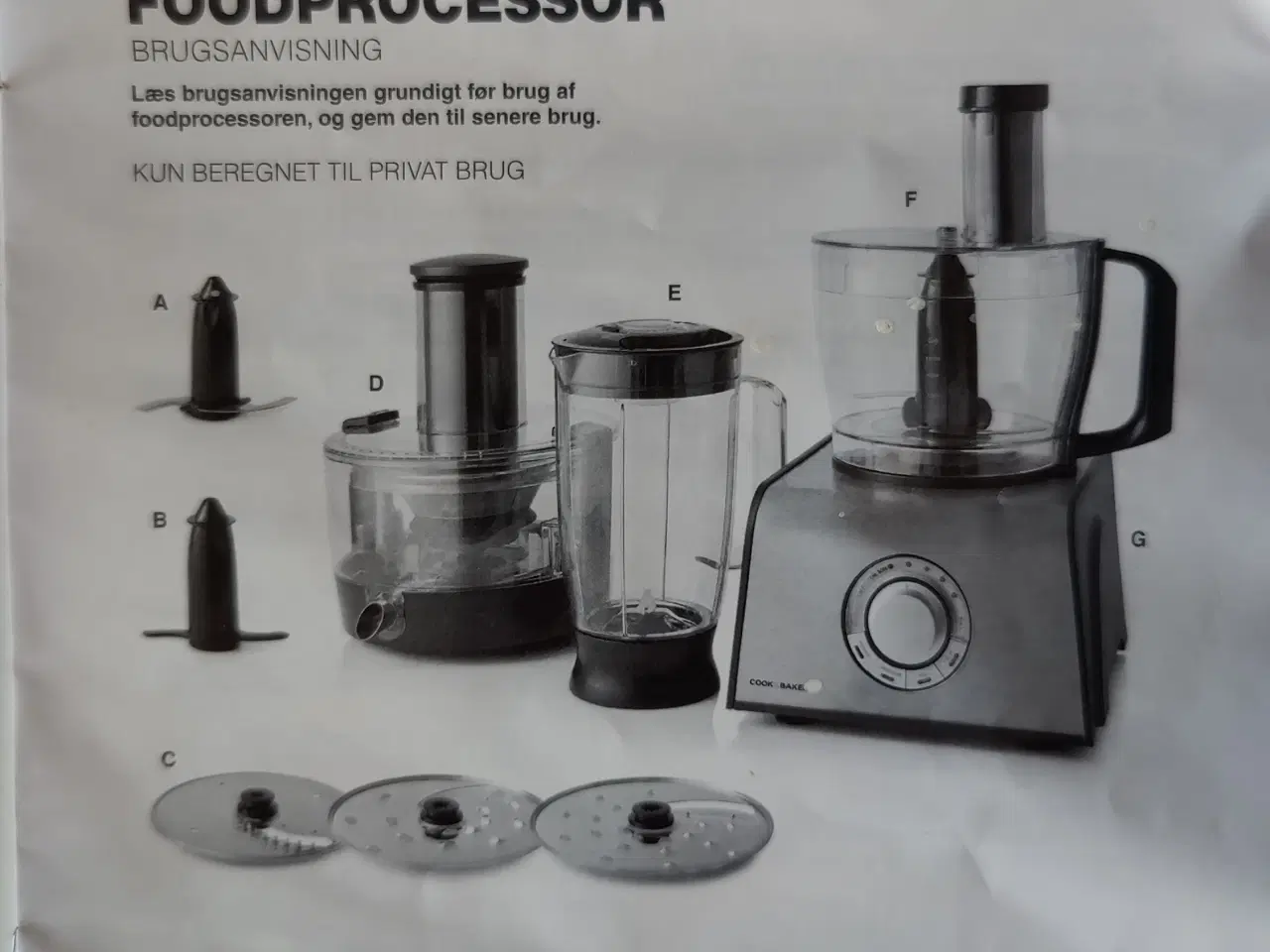 Billede 1 - Foodprocessor Cook & Baker 