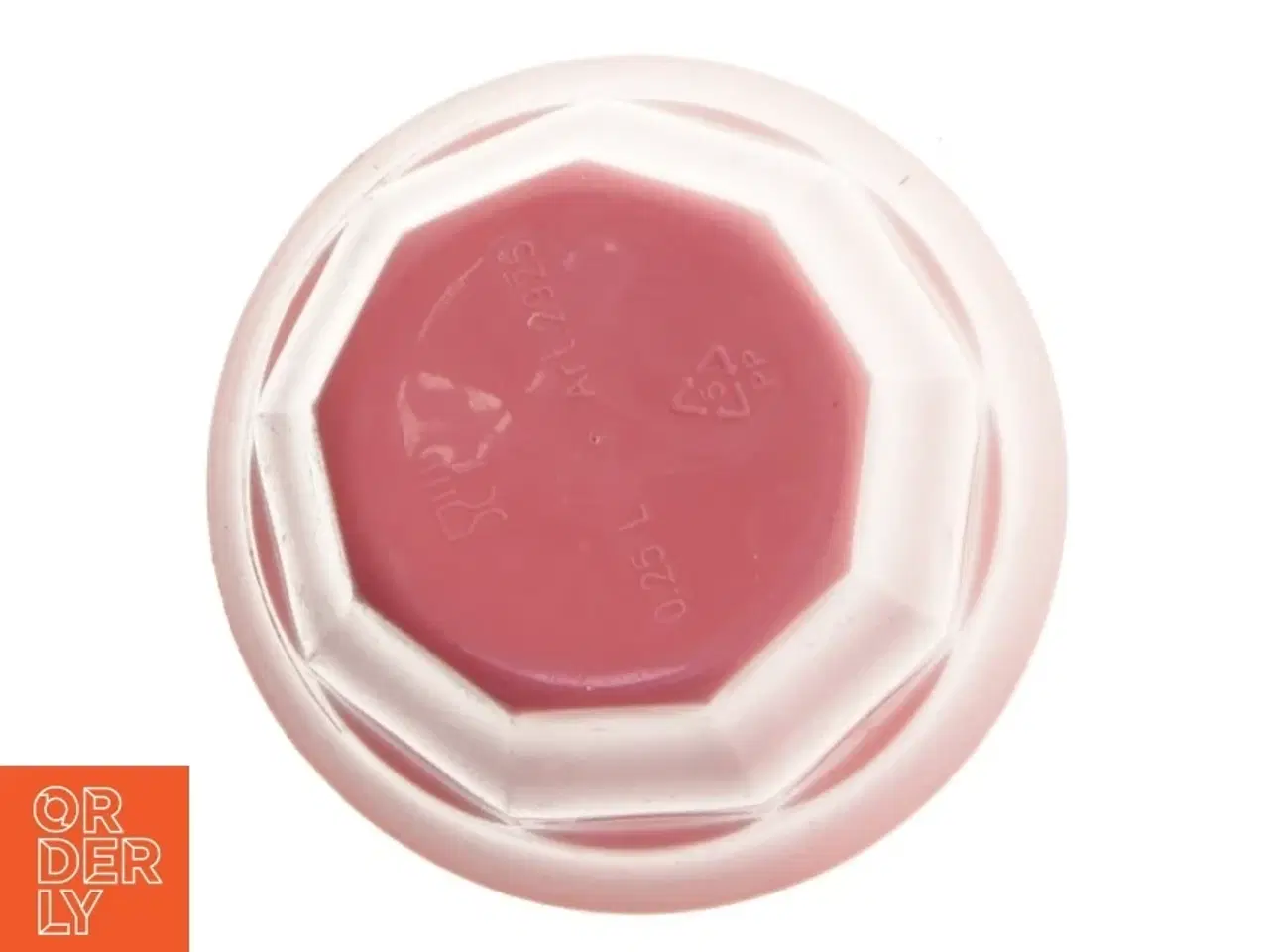 Billede 3 - Pink plastikkop (str. Ø. 9 cm. længde. 9 cm)