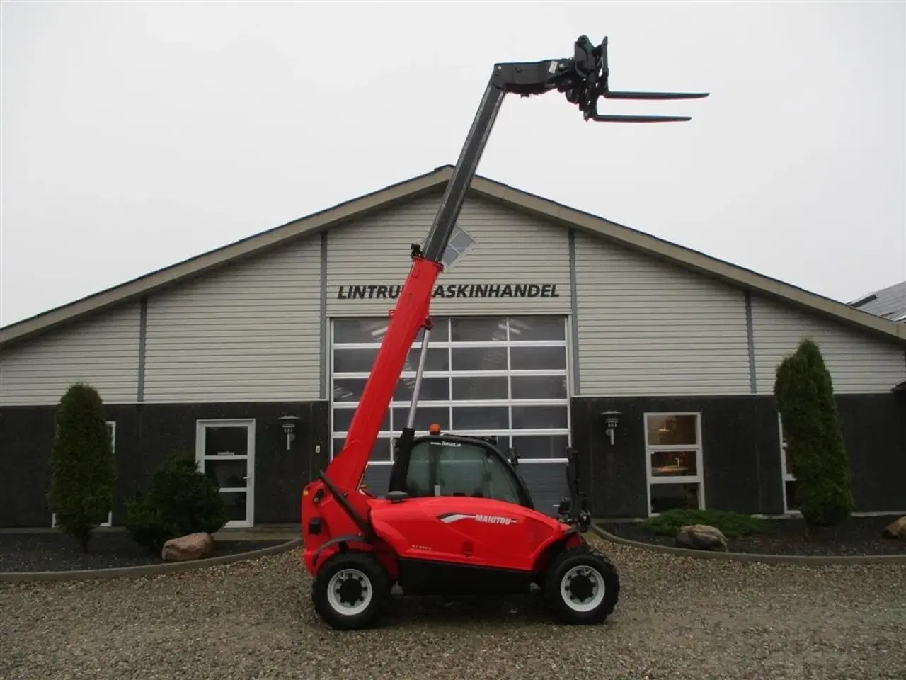 Billede 5 - Manitou MT 625H COMFORT Dansk maskine, med hydrauliske pallegafler.