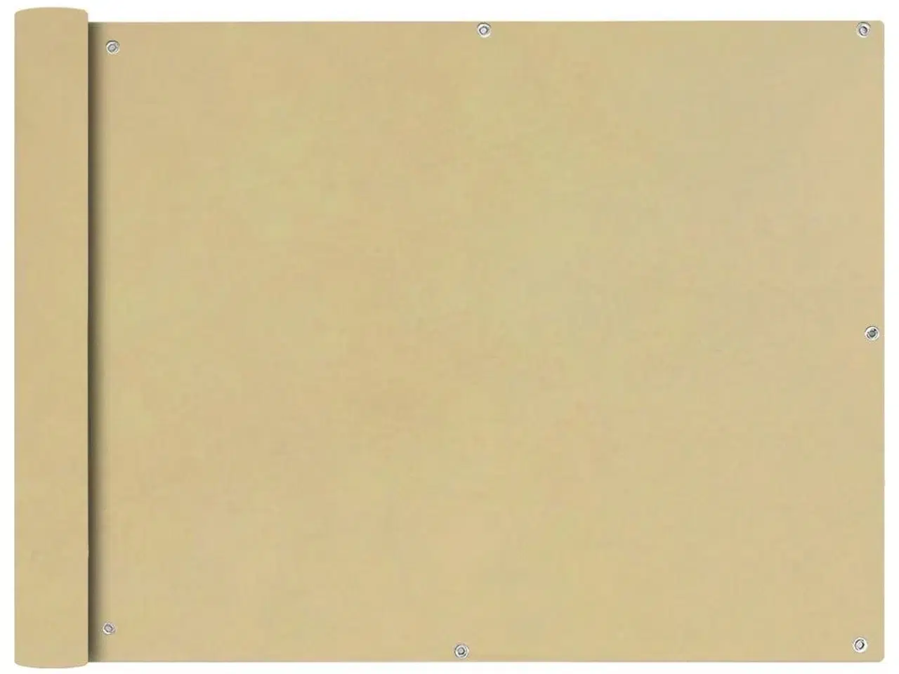 Billede 1 - Balkonafskærmning Oxford-stof 90x600 cm beige
