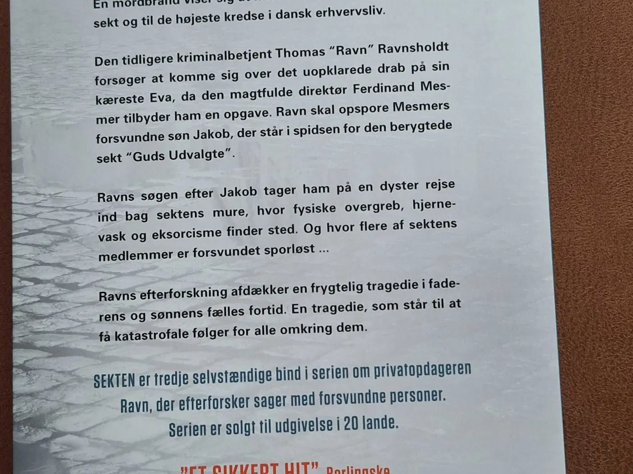 Billede 2 - Sekten fra Ravn-serien