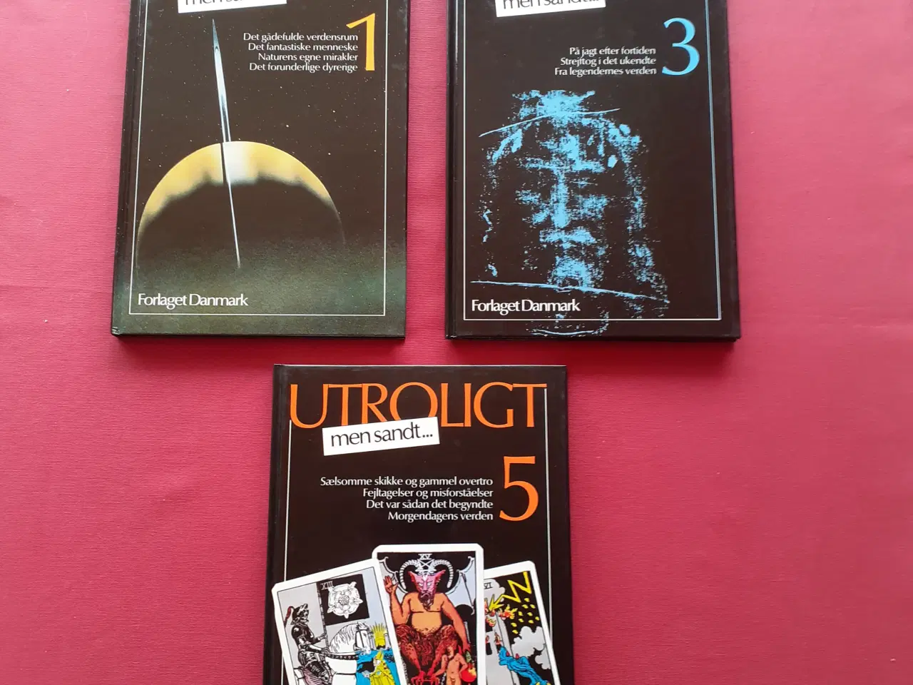 Billede 1 - Utroligt - men sandt / Bind 1, 3 og 5 / stk. 70,00