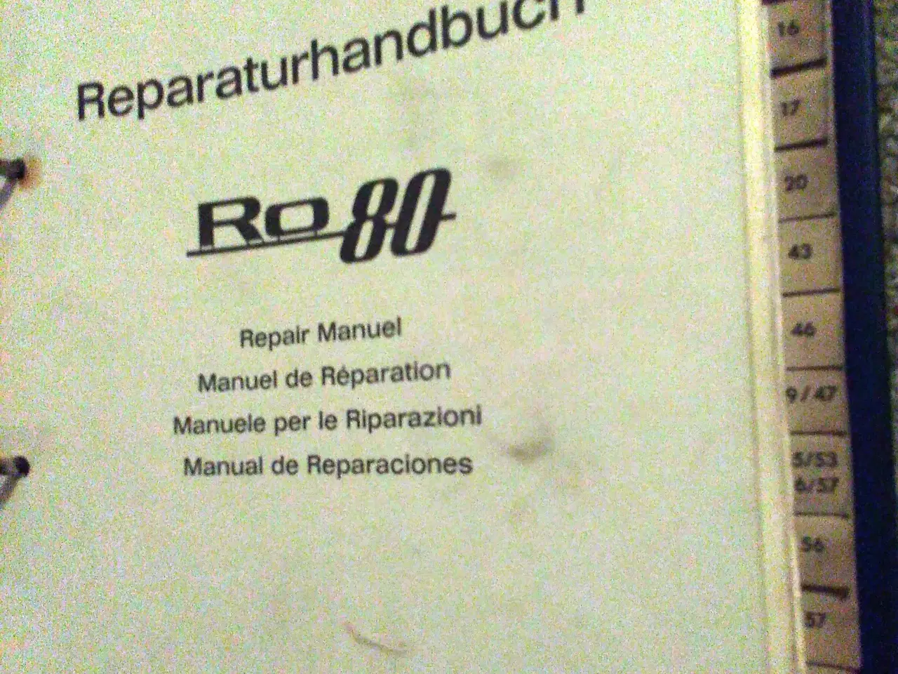 Billede 3 - NSU RO 80, Reparaturhandbuch.