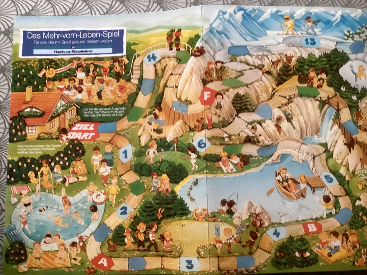 Billede 4 - Brætspil på tysk Das Mehr-vom-Leben-Spiel