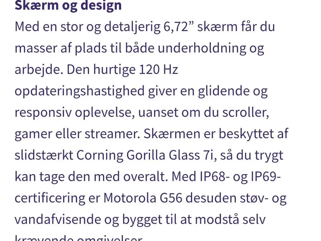 Billede 8 - NY Motorola Moto G 56 Sælges