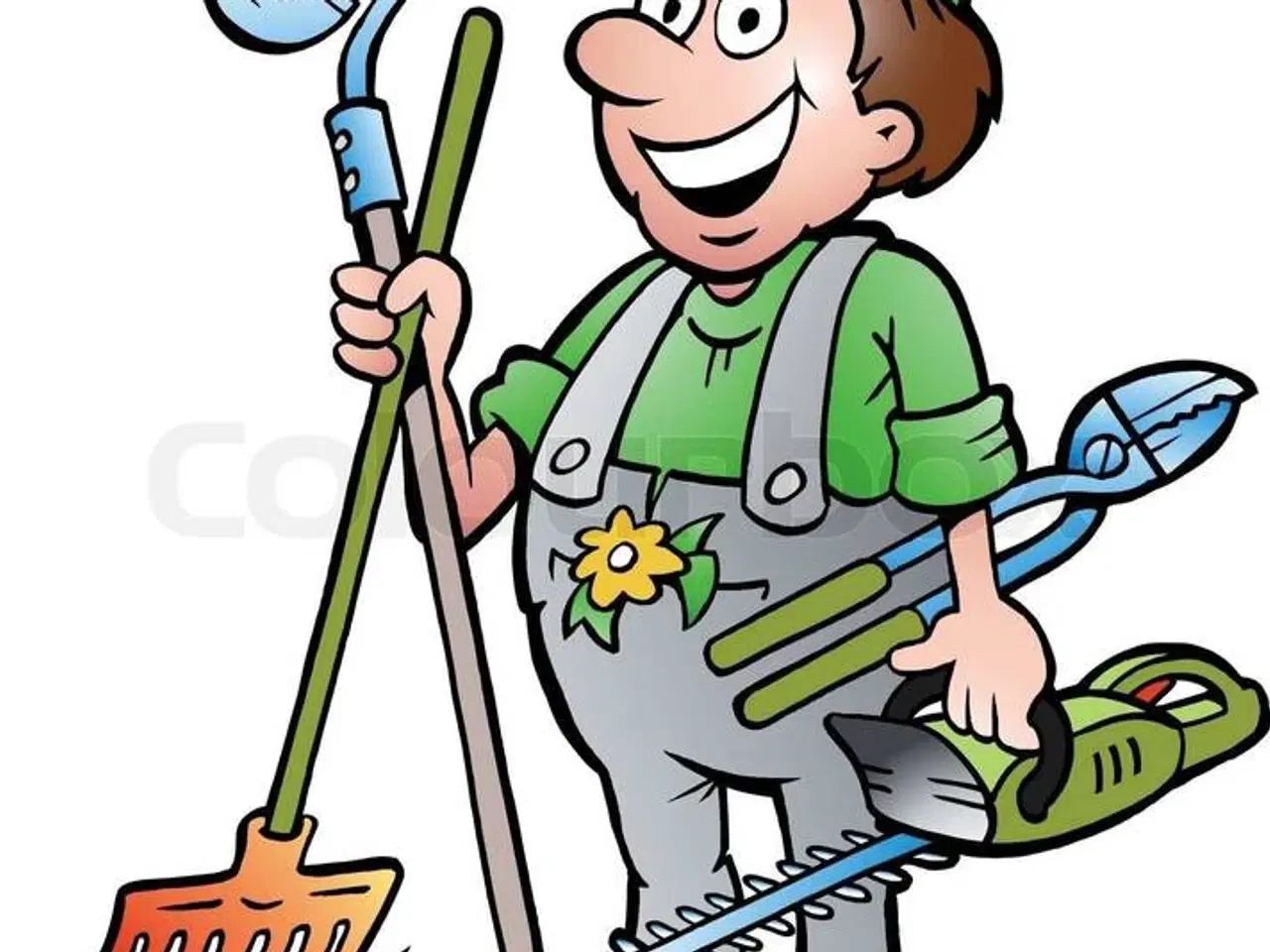 Billede 1 - Have arbejde udføres 