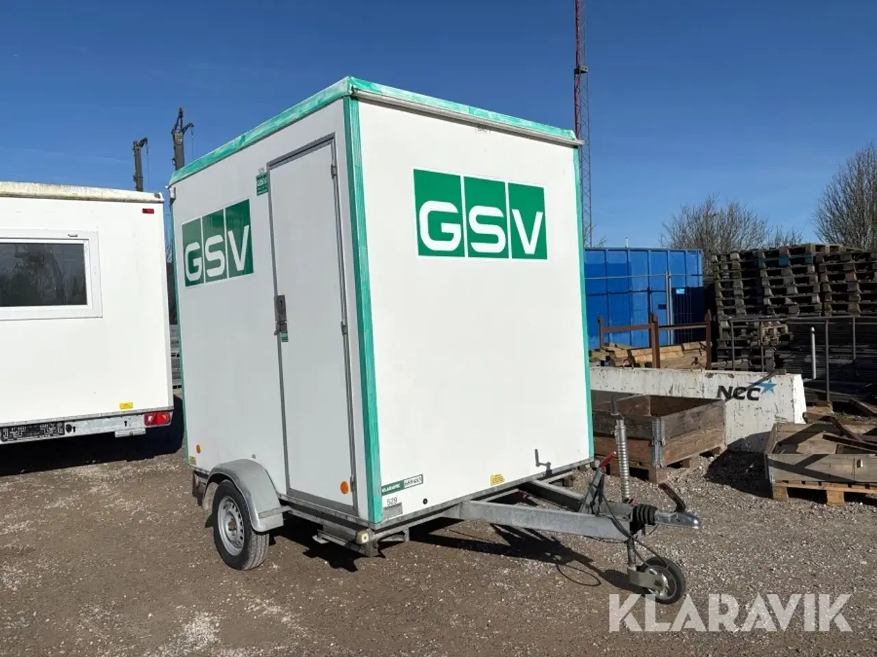 Billede 2 - Badmobil 1 rum med afløb Ø110 Scanvogn 750