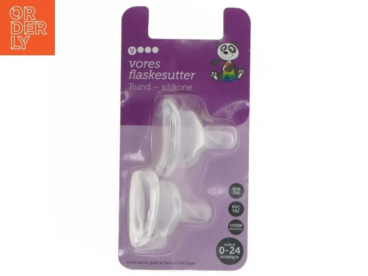 Billede 1 - Runde flaskesutter i silikone fra Vores (str. Ø 5 cm)