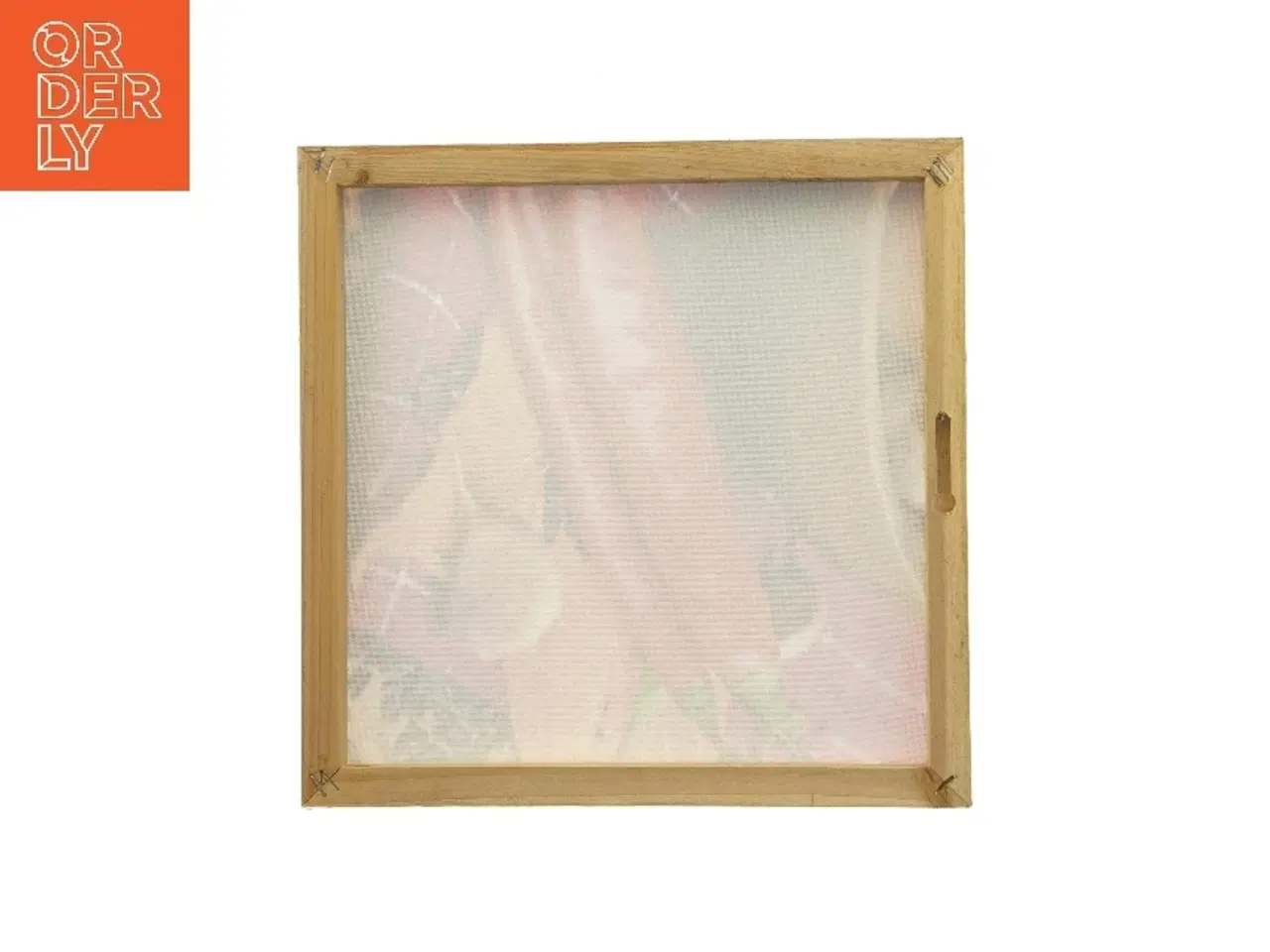 Billede 2 - Lærredstryk med madmotiv (str. Størrelsen er ikke angivet, men virker som en standard mellemstor lærredsprint.)