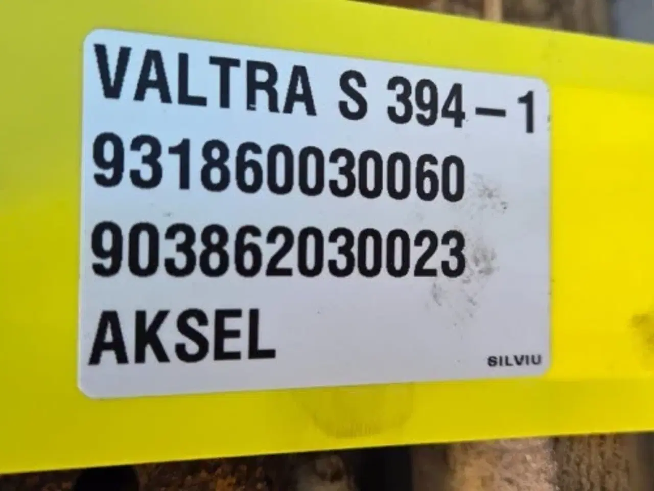 Billede 4 - Valtra S394   Aksel   931860030060