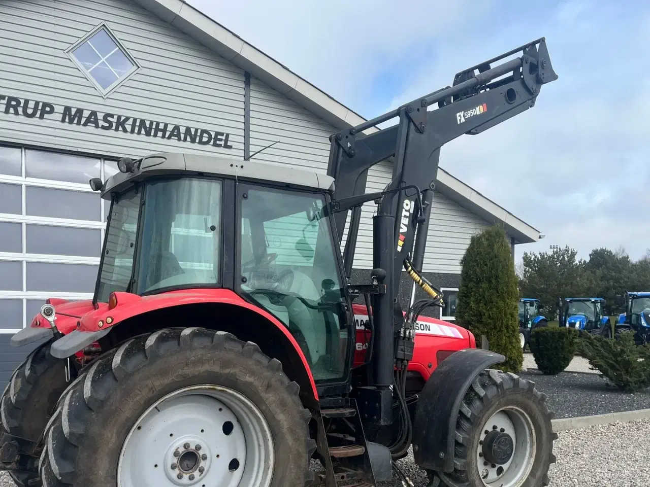 Billede 14 - Massey Ferguson 6480 Dyna 4 Med frontlift og frontlæsser