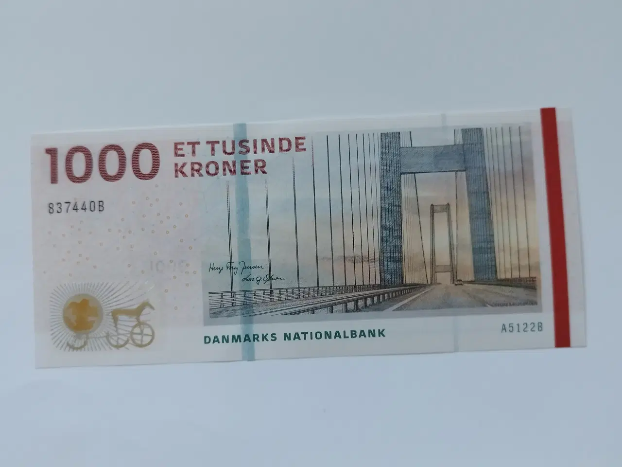 Billede 7 - Storebæltsbroen 1000 . Et tusinde Kroner 