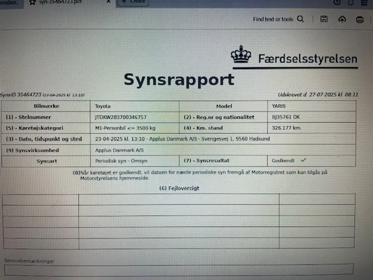 Billede 8 - Toyota Yaris Verso 1,3 benzin, årgang 07/2004
