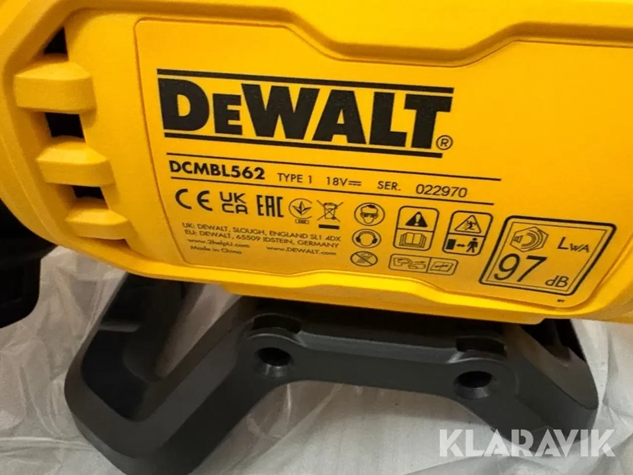 Billede 7 - Løvblæser DeWalt 18V LITHIUM ION