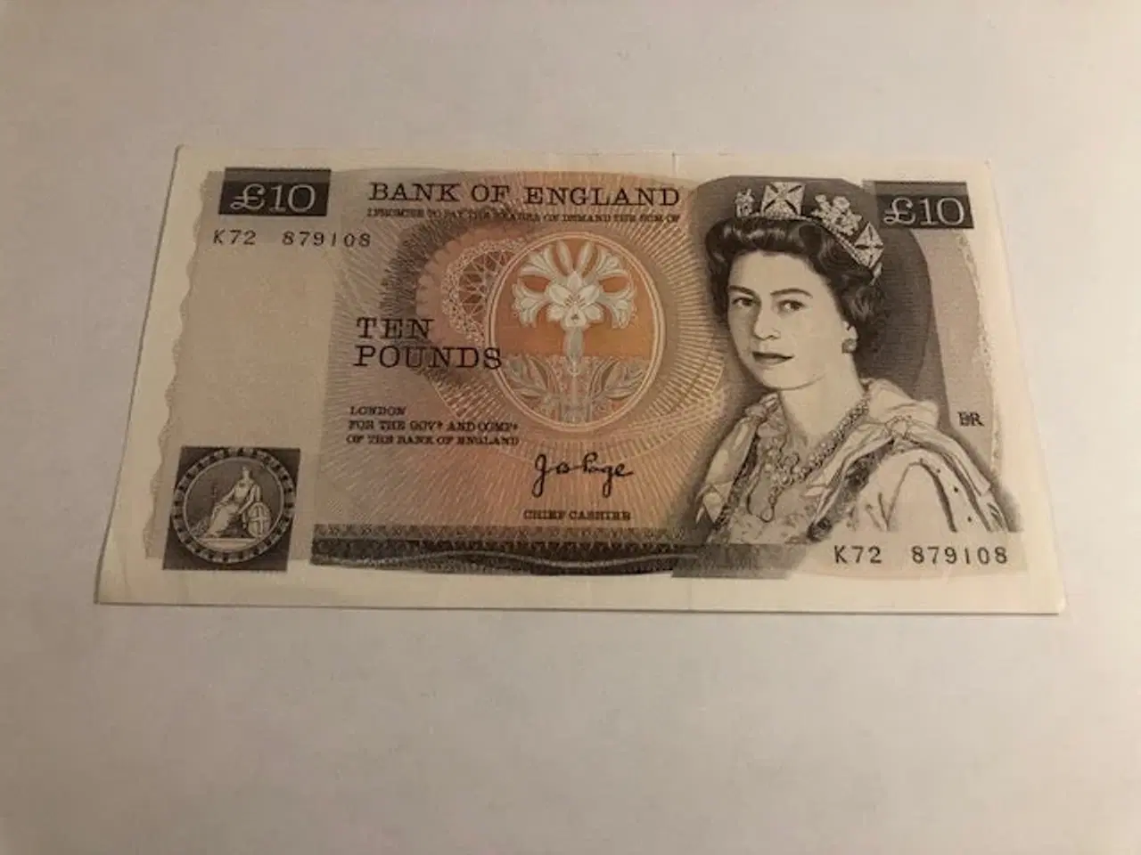 Billede 1 - 10 Pounds England 1975-1992