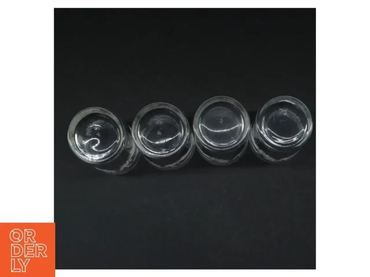 Billede 4 - Dekorerede glas vaser (str. Ø 7 cm. længde, 14,5 cm)