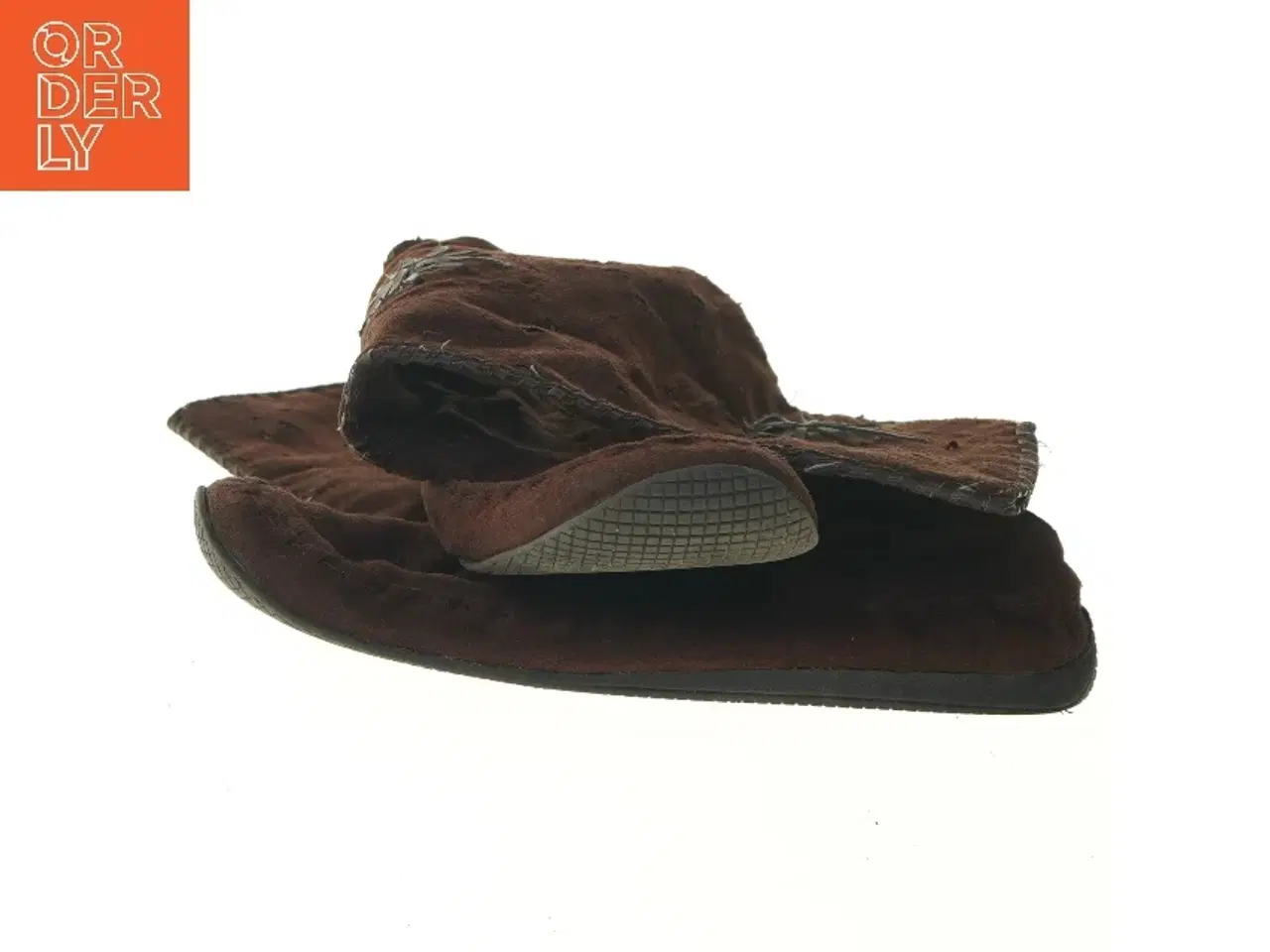 Billede 5 - Brune støvler med mønster (str. længde 28 cm)