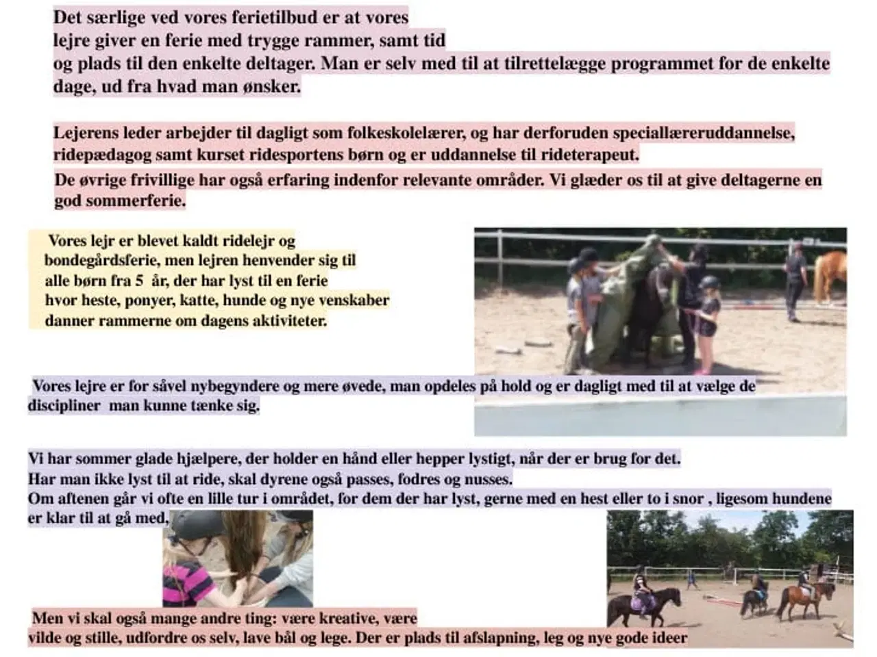 Billede 1 - Ridelejr i Midtjylland 