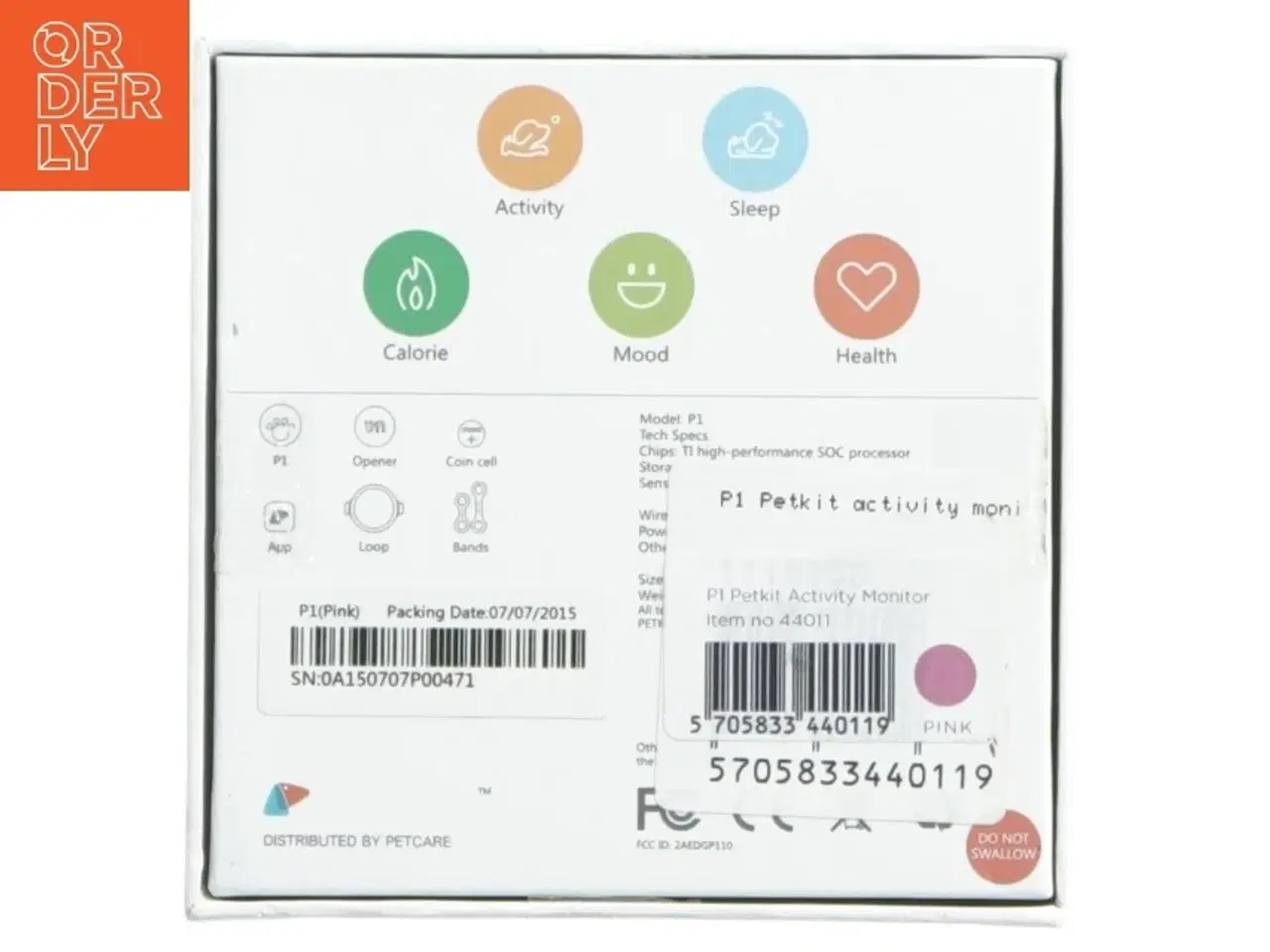 Billede 2 - Petkit P1 aktivitetsovervågning til kæledyr fra Petkit