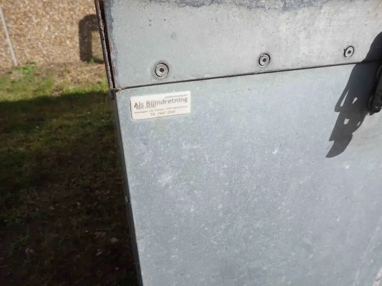 Billede 5 - Stor værktøjskasse Galvaniseret opdelt (MOMSFRI)