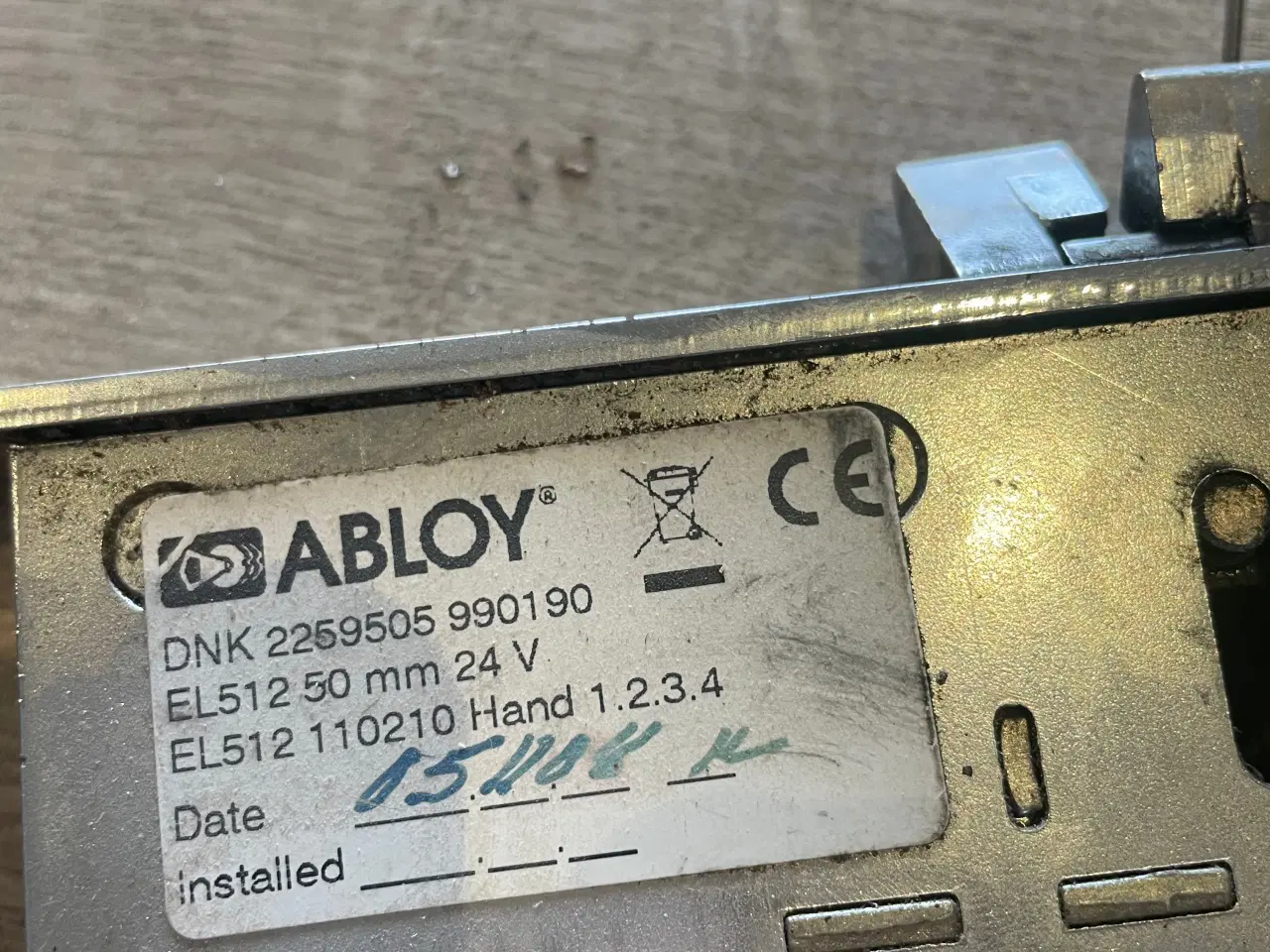 Billede 2 - El lås  ABLOY el 512