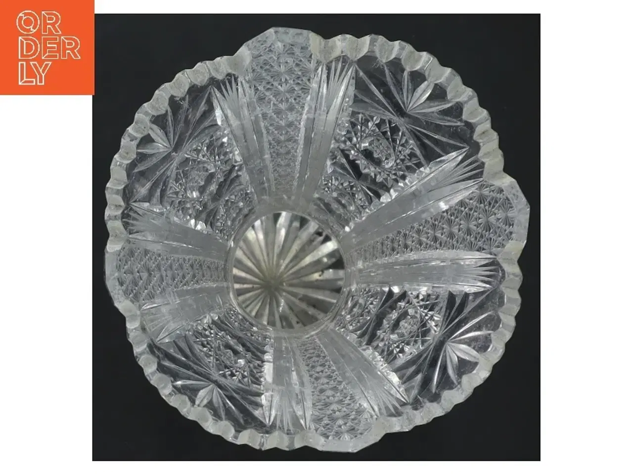 Billede 3 - Glasvase med mønster (str. 12x18 cm)