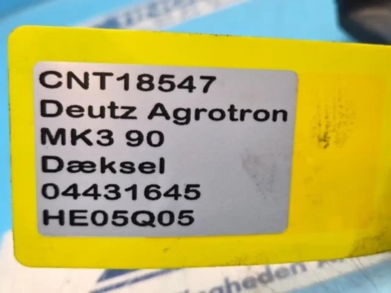 Billede 14 - Deutz Agrotron 90 Dæksel 04431645