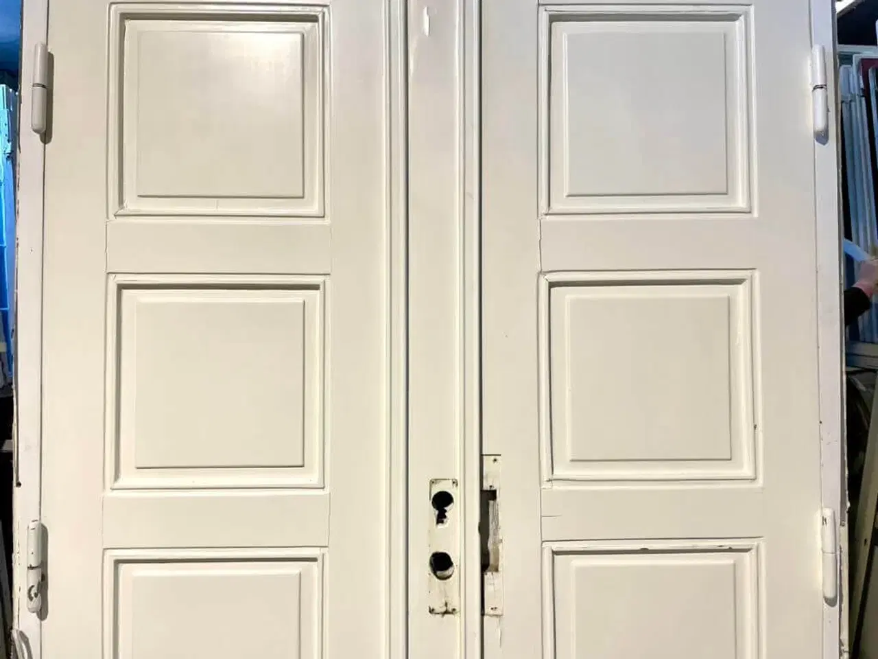 Billede 4 - Meget stor, dobbelt hoveddør m. overstykke