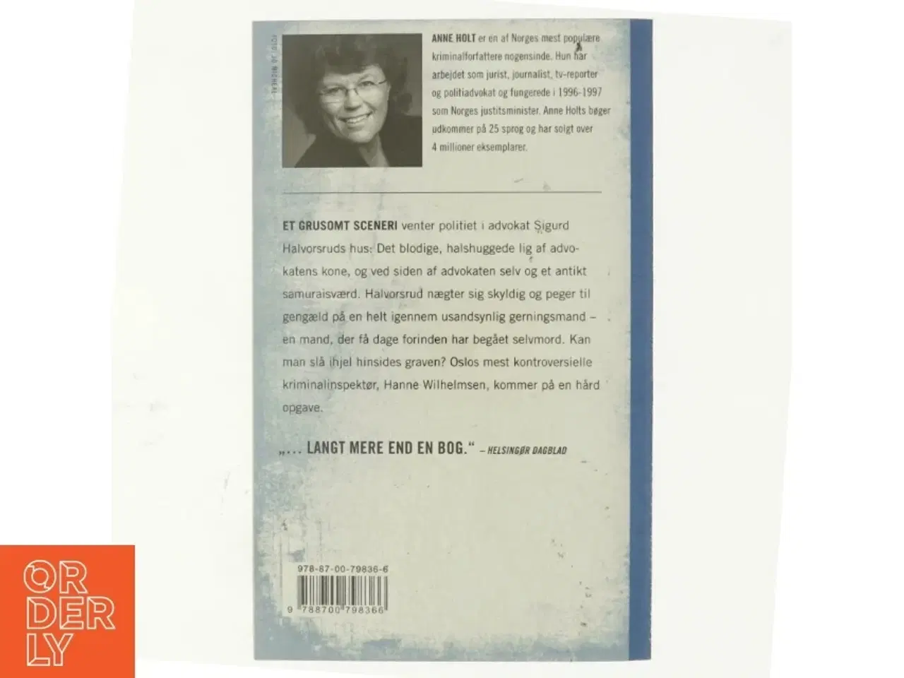 Billede 3 - Død joker : en Hanne Wilhelmsen-roman af Anne Holt (f. 1958-11-16) (Bog)