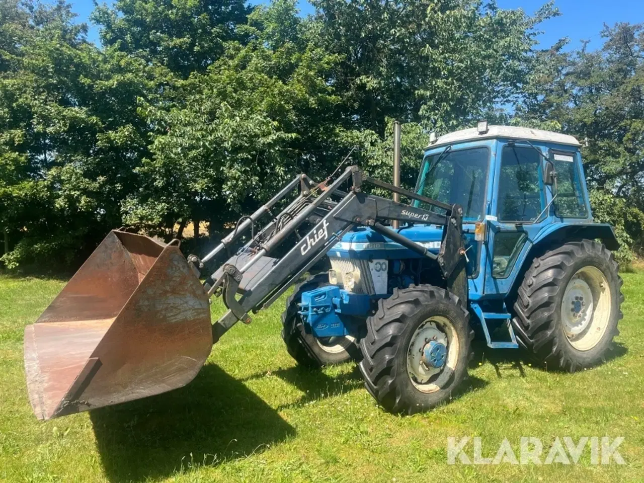 Billede 1 - Veterantraktor Ford 6610 Turbo med frontlæsser