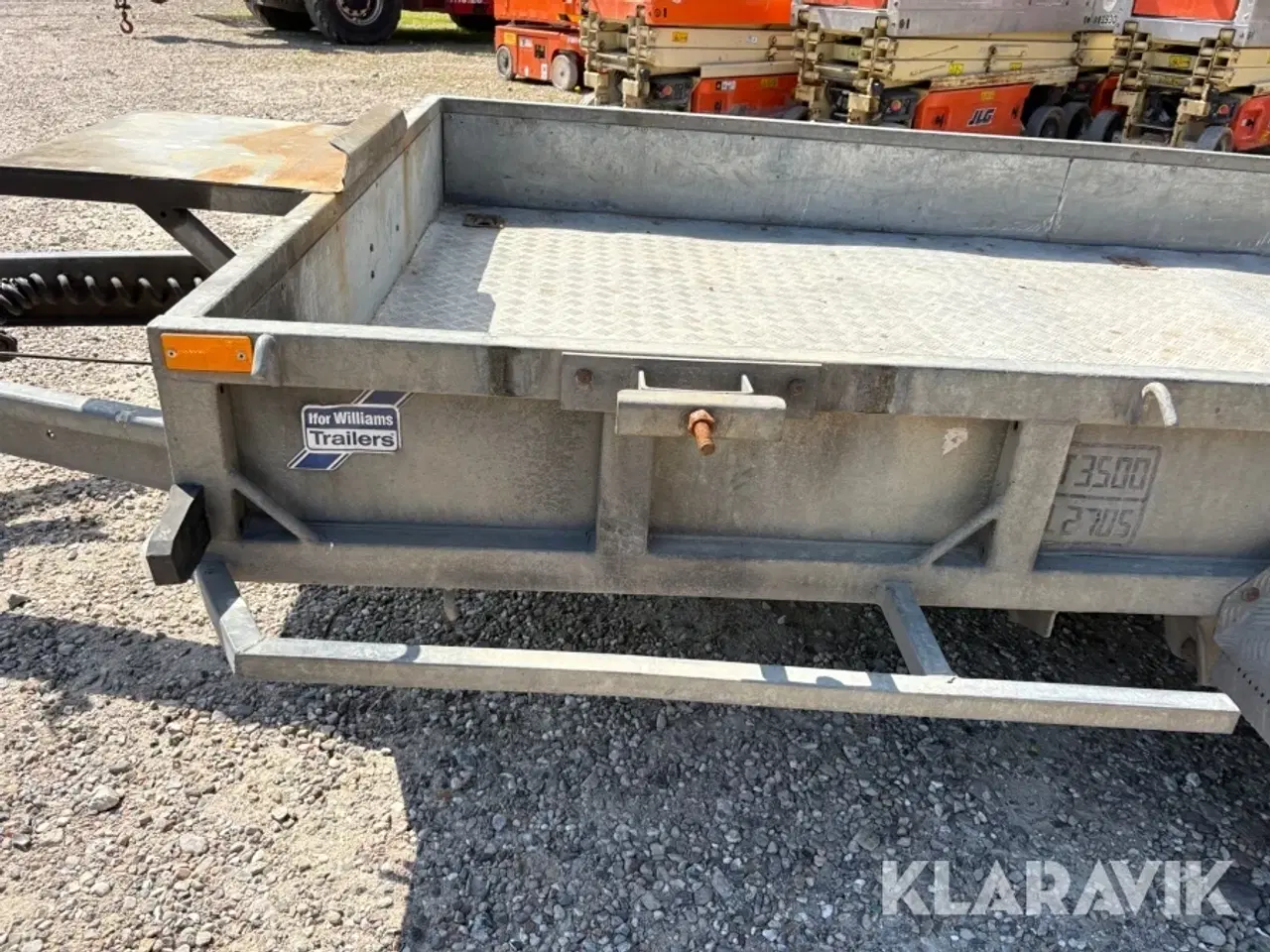 Billede 6 - Maskintrailer 2 akslet IFOR Williams GP 126-R